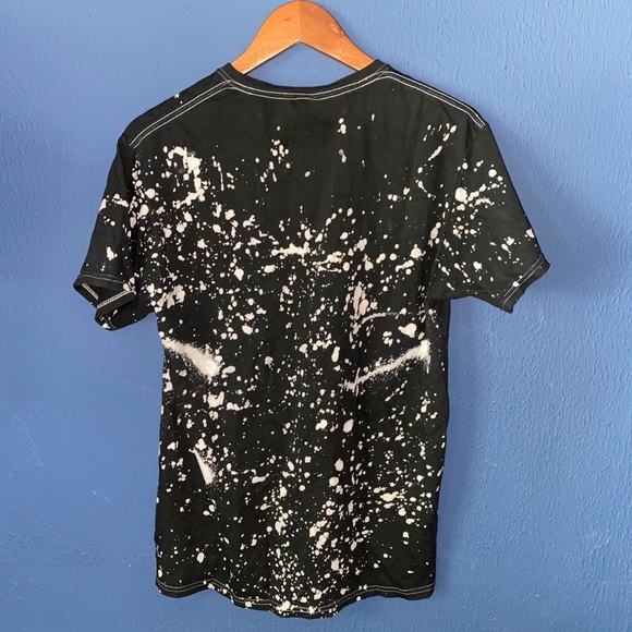 Rolling Stones graphic tee with bleach die effect - Picture 3 of 4